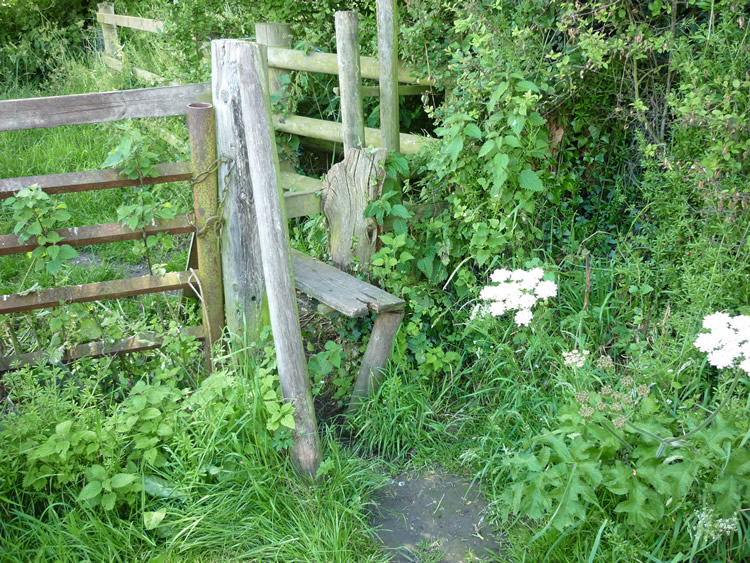Photograph: 2009: Through step broken off