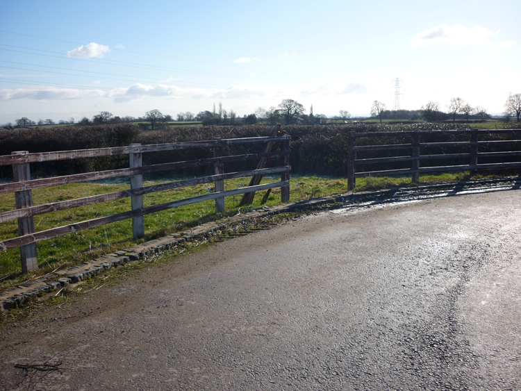 Photograph: February 2010: New opening in fence